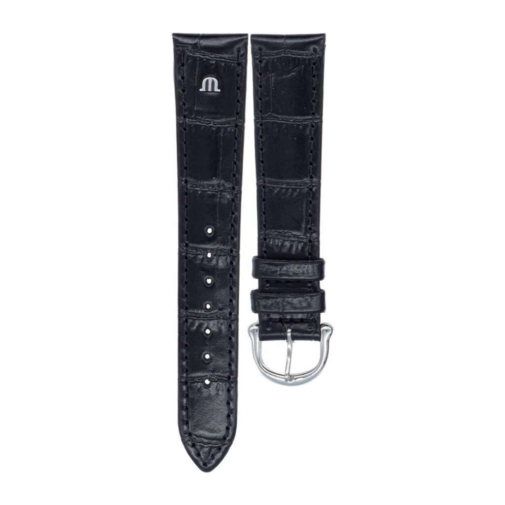 Uhrenarmband Maurice Lacroix schwarz, Herren