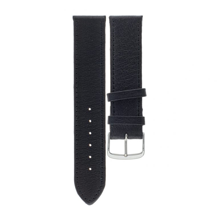 Uhrenarmband Herren schwarz 20mm