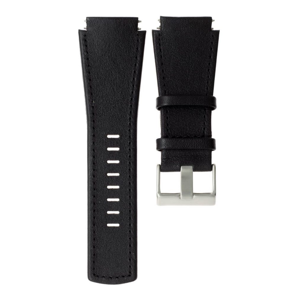 Funkuhr Junghans Mega 1000 Armband, 24mm Leder