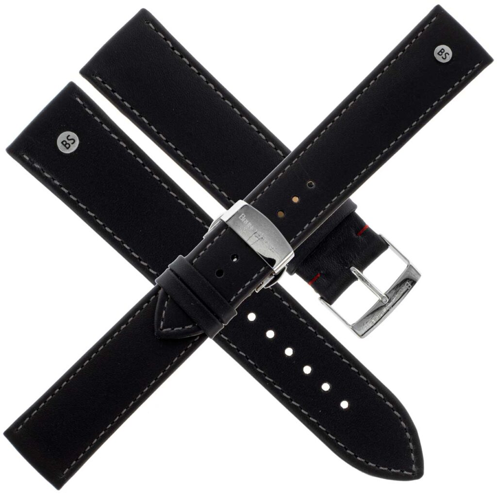 Uhrenarmband Ares Herren schwarz