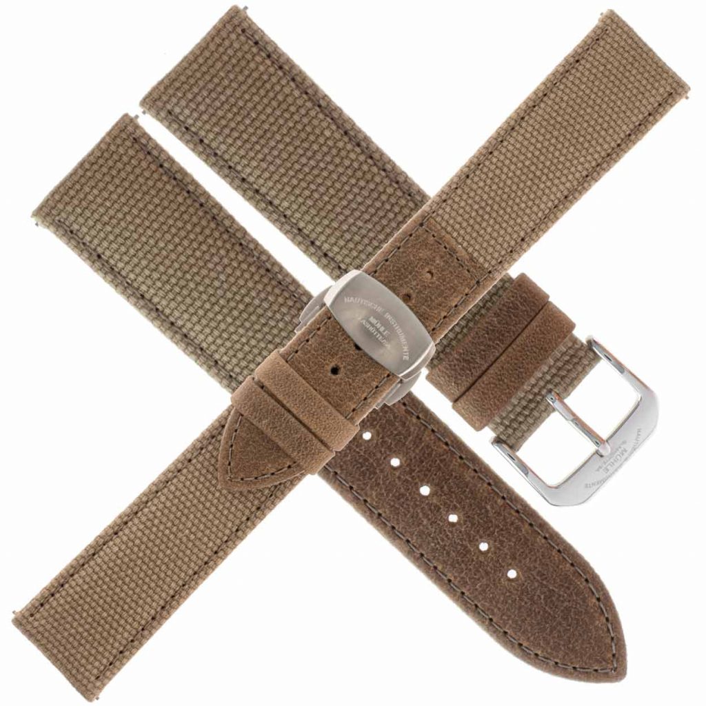 Uhrenarmband beigegrau Mühle Glashütte