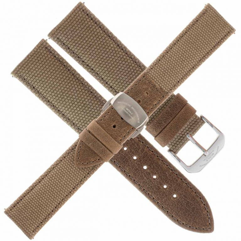 Uhrenarmband beigegrau Mühle Glashütte