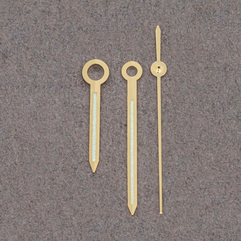 Spezimatic Glashütte Zeiger vergoldet, Kaliber 74, Kaliber 75, GUB 70.3