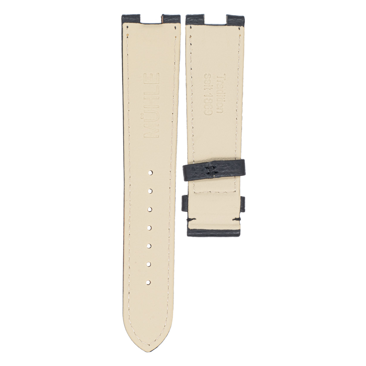 City 99 - original Uhrenarmband schwarz | Mühle Glashütte – Bild 3