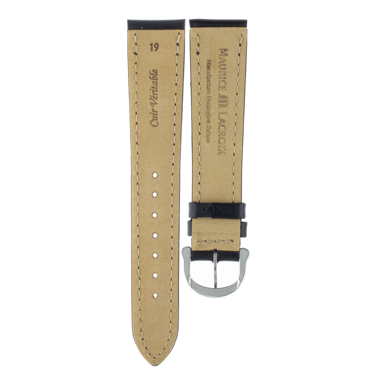 UAB Herren 18-19 mm Büffelleder schwarz | Maurice Lacroix – Bild 2