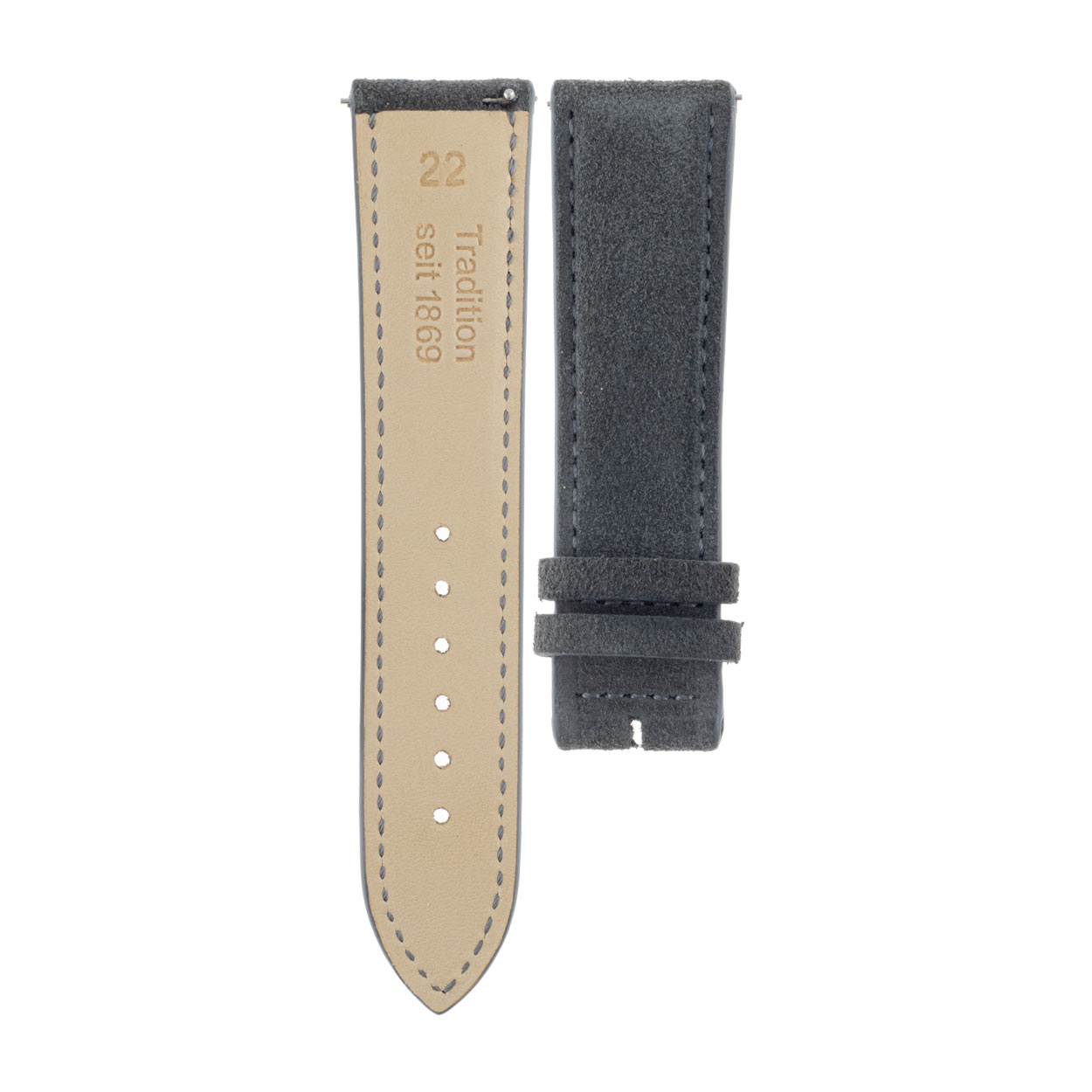 29er Big - UAB Veloursleder anthrazit 22 mm | Mühle Glashütte – Bild 3