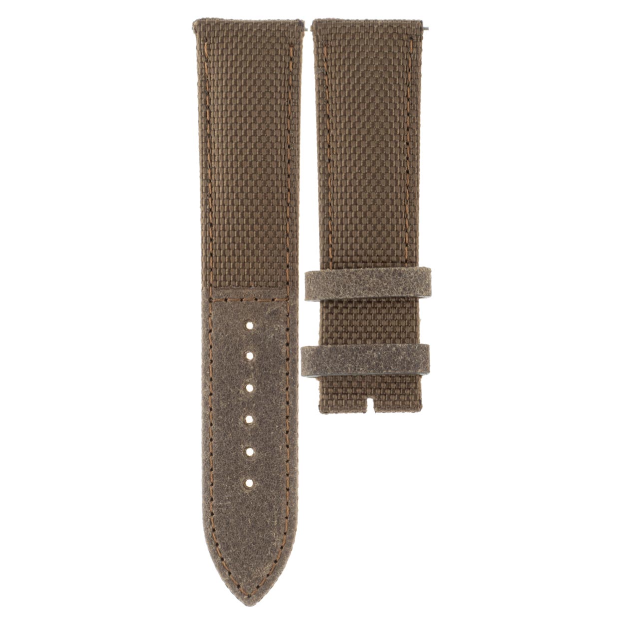 29er Big - Uhrenarmband Textil kaffee braun 22 mm | Mühle Glashütte – Bild 2