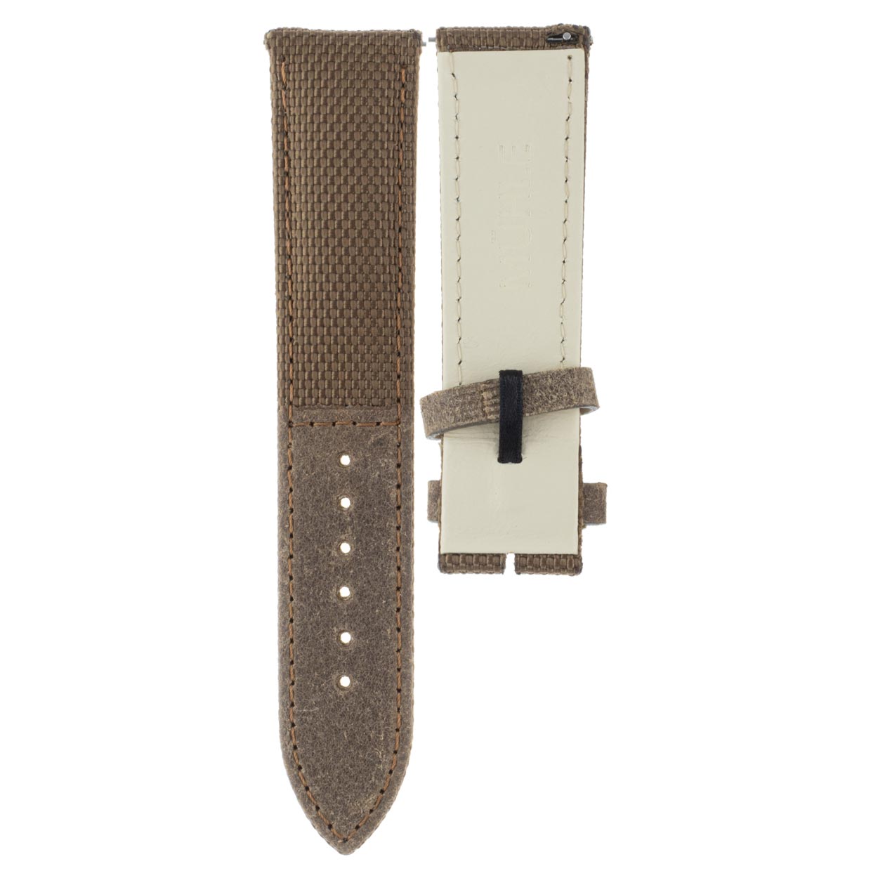 29er Big - Uhrenarmband Textil kaffee braun 22 mm | Mühle Glashütte – Bild 3