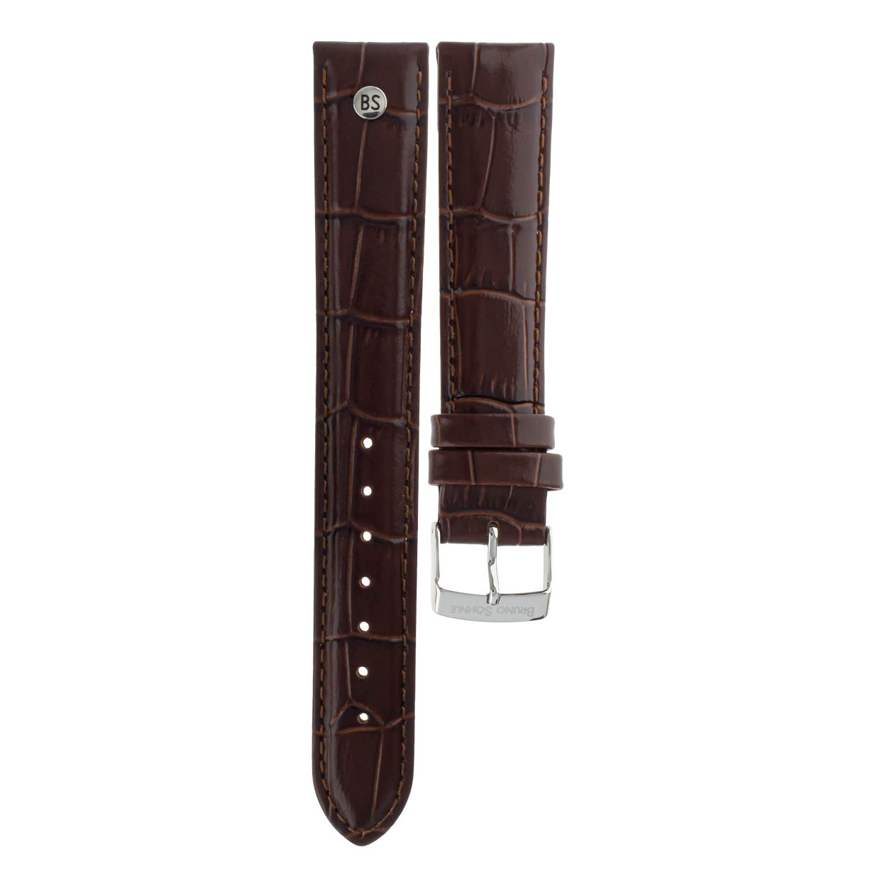 UAB 18 mm Leder goldbraun Krokoprägung | Bruno Söhnle – Bild 2