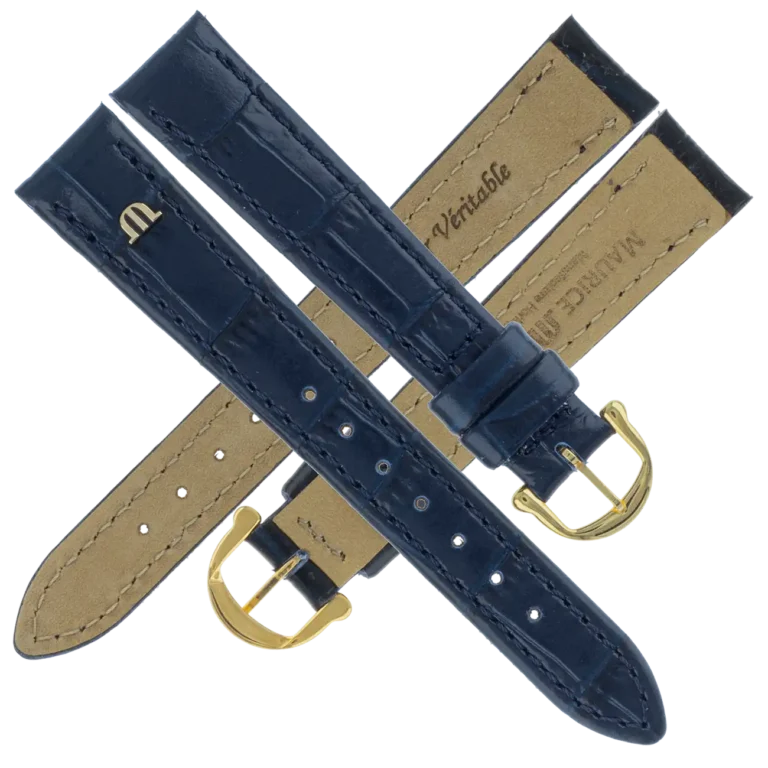 Uhrenarmband, Ersatzband Damen, Maurice Lacroix, blau, 15mm