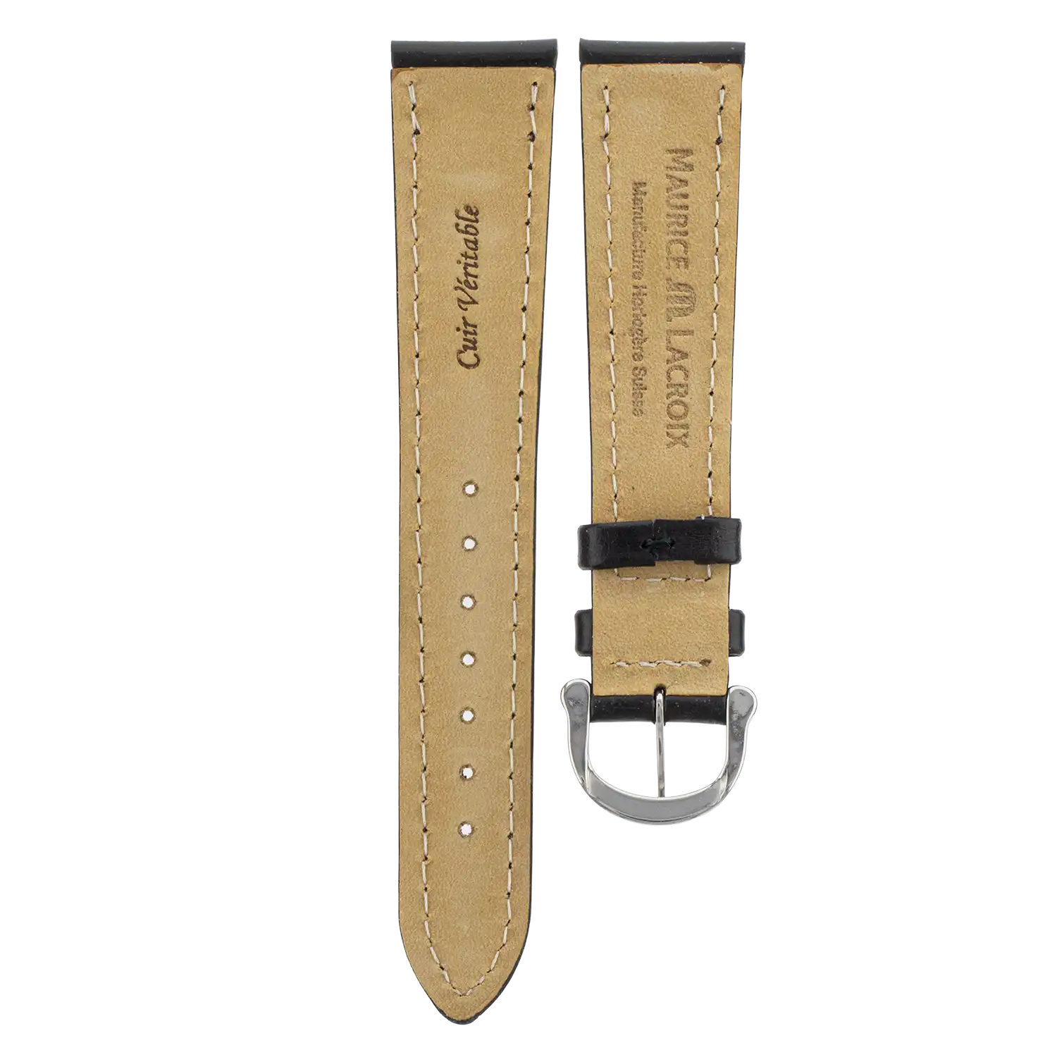 Uhrenarmband Eliros 1975 schwarz Herren | Maurice Lacroix – Bild 2