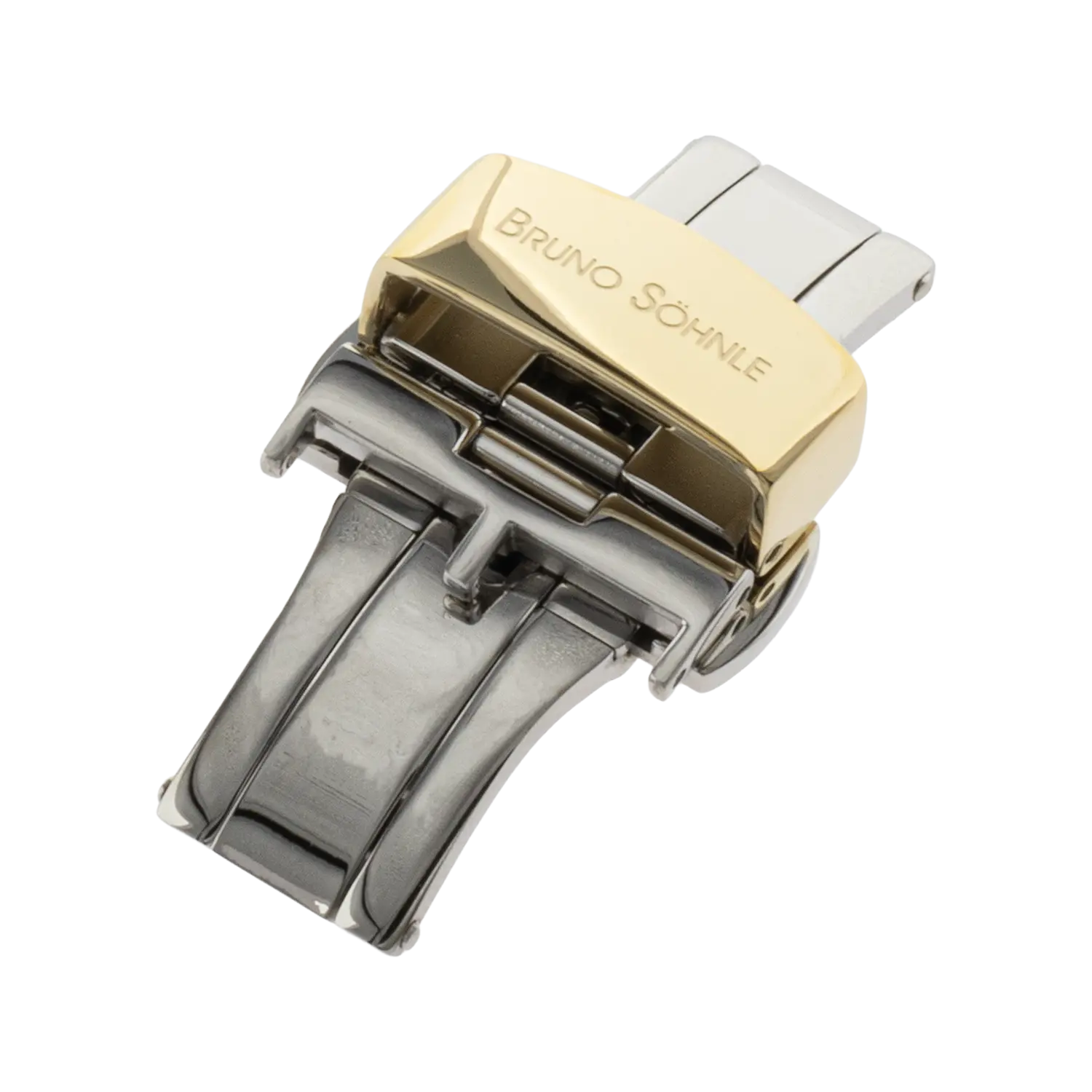 edelstahlfaltschließe 18 mm vergoldet bruno söhnle
